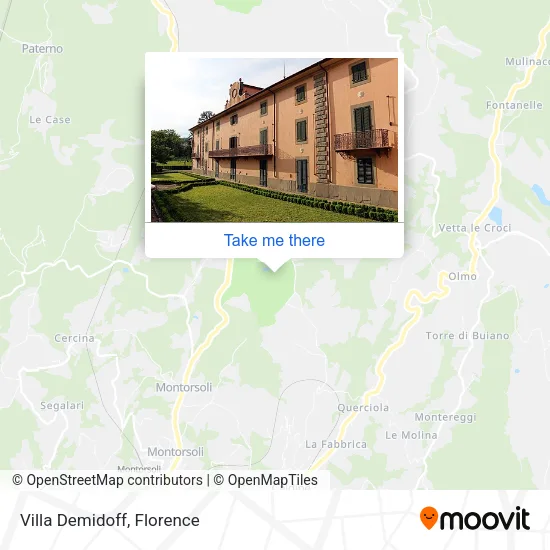 Villa Demidoff map