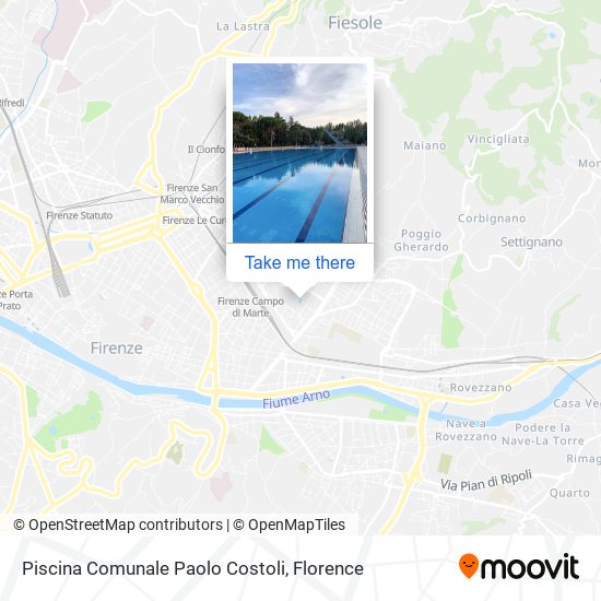 Piscina Comunale Paolo Costoli map