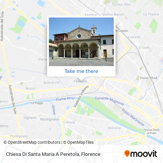 Chiesa Di Santa Maria A Peretola map