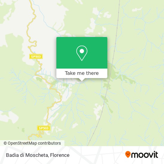 Badia di Moscheta map