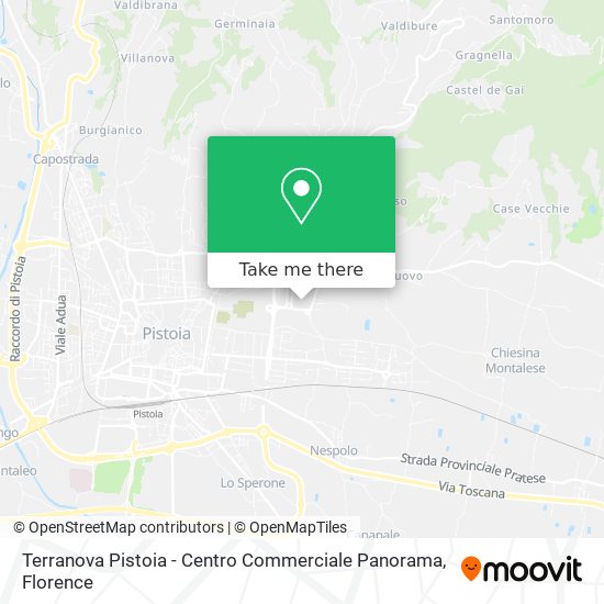 Terranova Pistoia - Centro Commerciale Panorama map