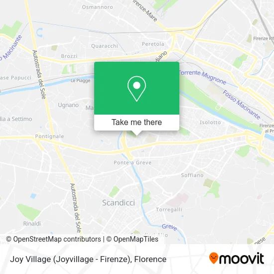 Joy Village (Joyvillage - Firenze) map