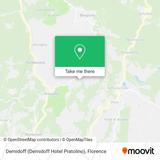 Demidoff (Demidoff Hotel Pratolino) map