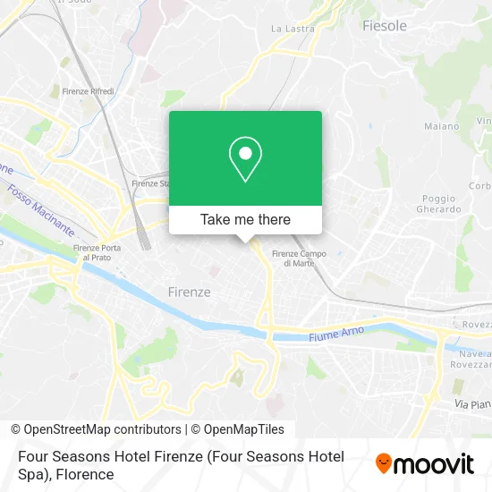 Four Seasons Hotel Firenze map