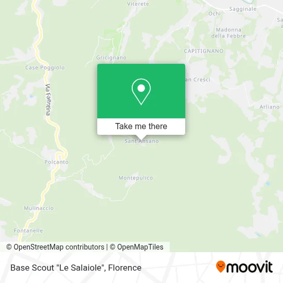 Base Scout "Le Salaiole" map