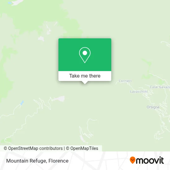 Mountain Refuge map