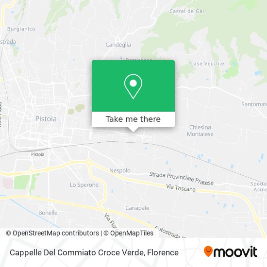 Cappelle Del Commiato Croce Verde map