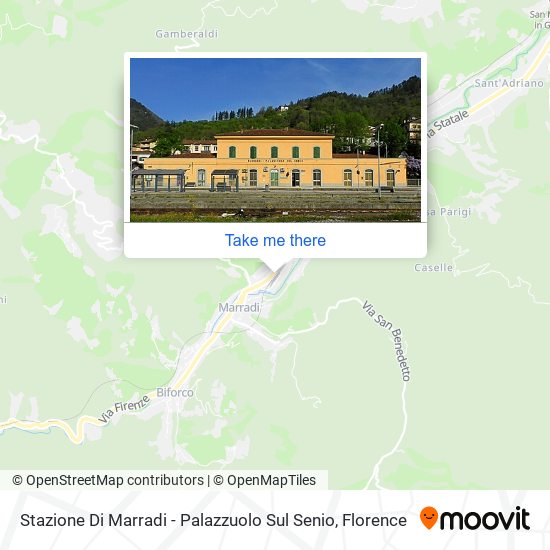 Stazione Di Marradi - Palazzuolo Sul Senio map