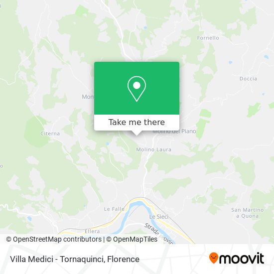 Villa Medici - Tornaquinci map