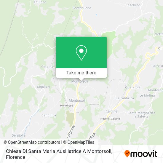 Chiesa Di Santa Maria Ausiliatrice A Montorsoli map