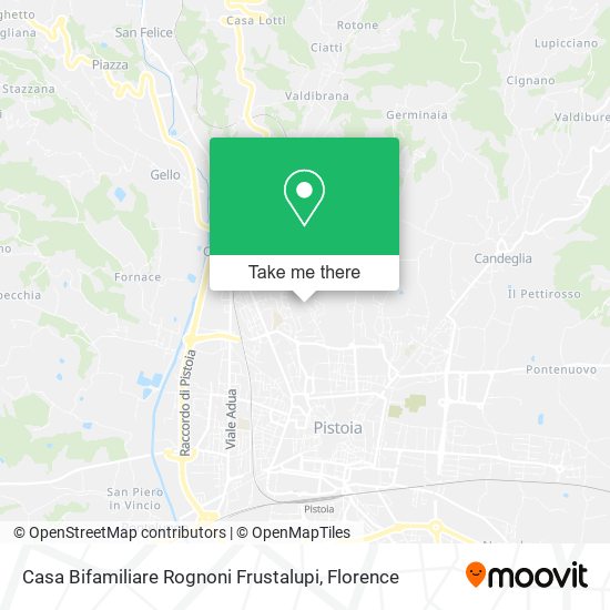 Casa Bifamiliare Rognoni Frustalupi map
