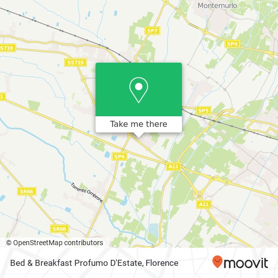 Bed & Breakfast Profumo D'Estate map