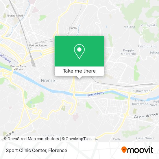 Sport Clinic Center map