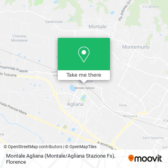 Montale Agliana (Montale / Agliana Stazione Fs) map