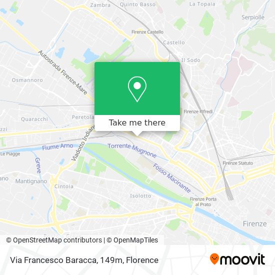 Via Francesco Baracca, 149m map
