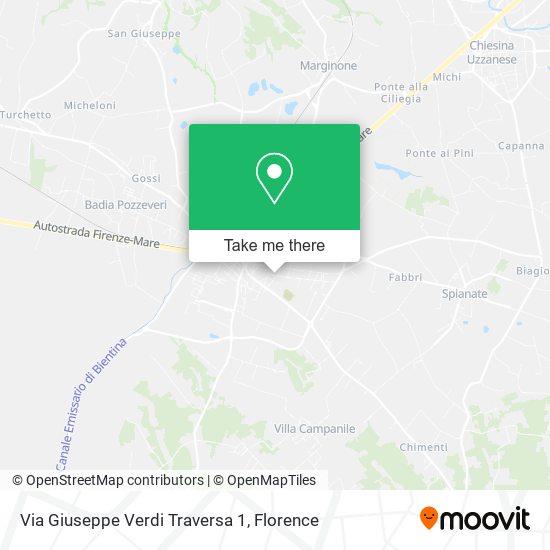 Via Giuseppe Verdi Traversa 1 map