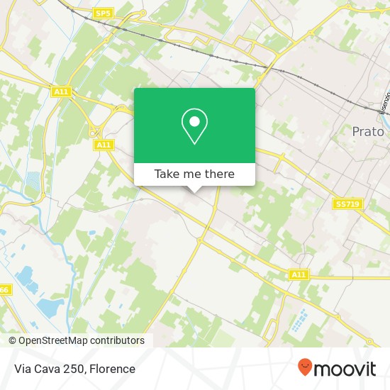 Via Cava 250 map