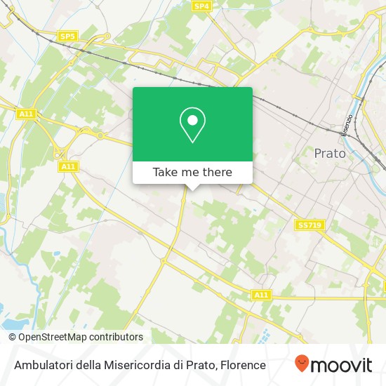 Ambulatori della Misericordia di Prato map