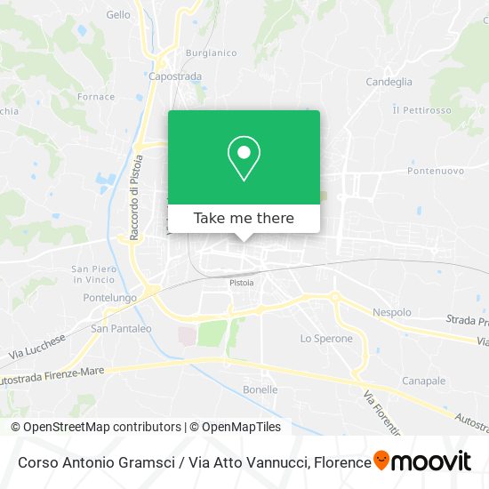 Corso Antonio Gramsci / Via Atto Vannucci map