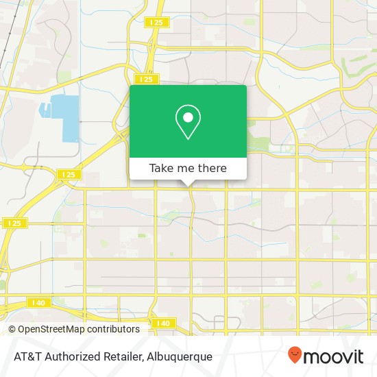 Mapa de AT&T Authorized Retailer