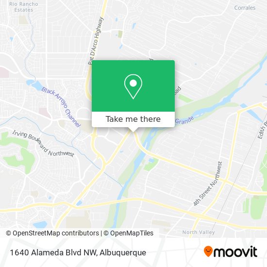 1640 Alameda Blvd NW map