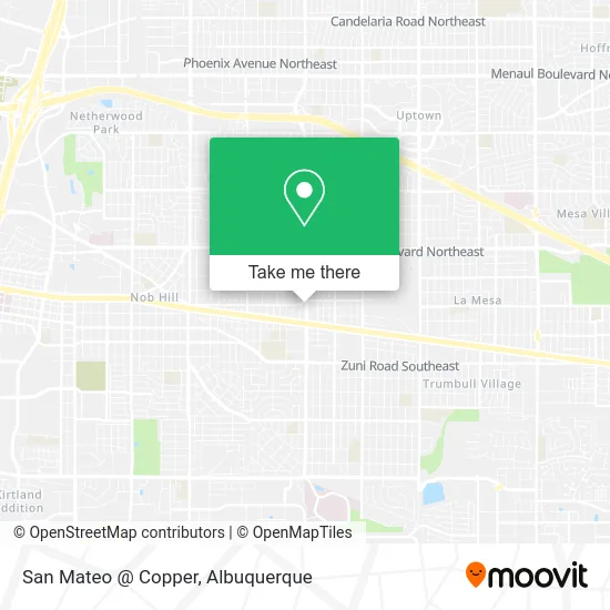 San Mateo @ Copper map