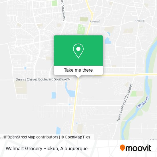 Mapa de Walmart Grocery Pickup