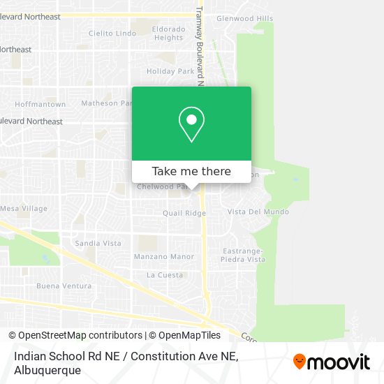 Indian School Rd NE / Constitution Ave NE map