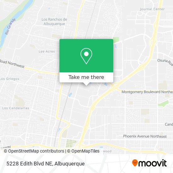 5228 Edith Blvd NE map