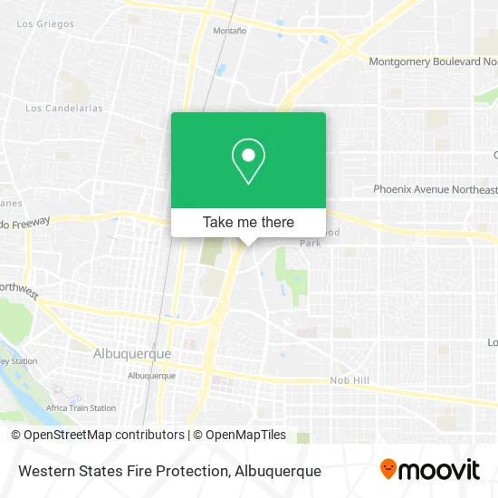 Mapa de Western States Fire Protection