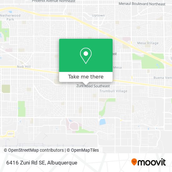 Mapa de 6416 Zuni Rd SE