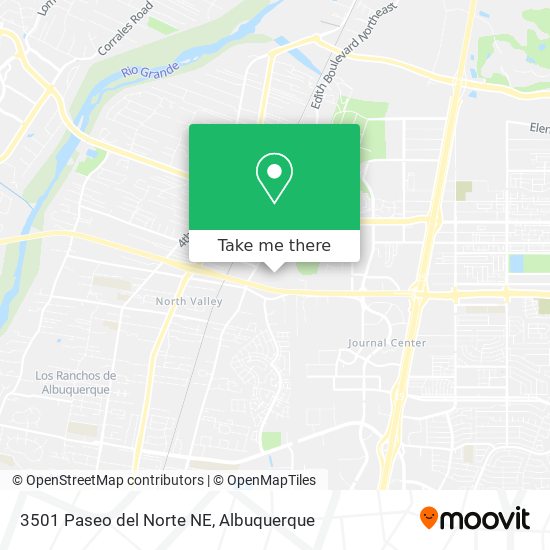 3501 Paseo del Norte NE map
