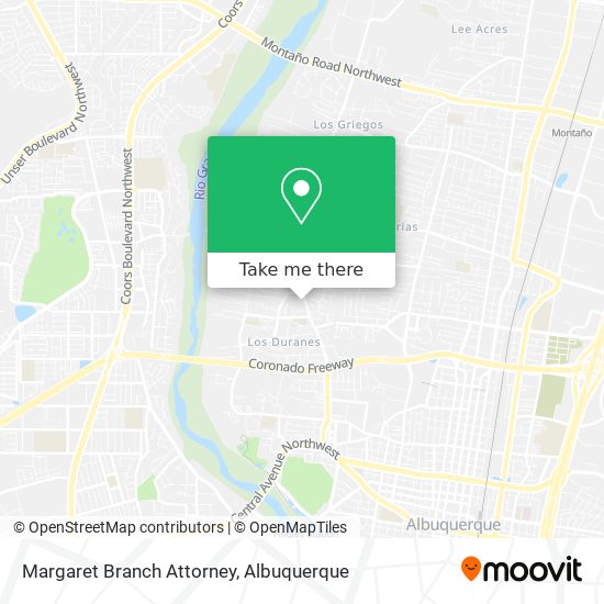 Mapa de Margaret Branch Attorney