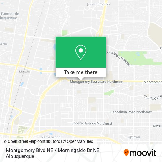 Montgomery Blvd NE / Morningside Dr NE map