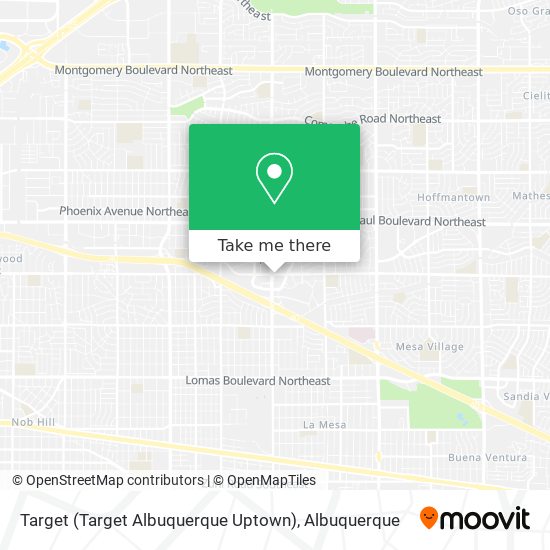 Mapa de Target (Target Albuquerque Uptown)