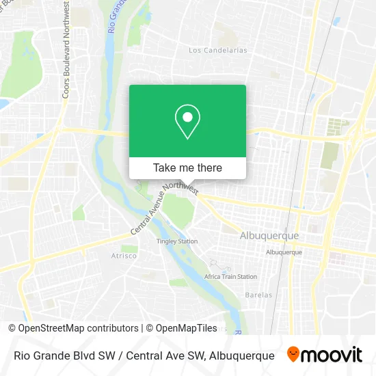 Rio Grande Blvd SW / Central Ave SW map