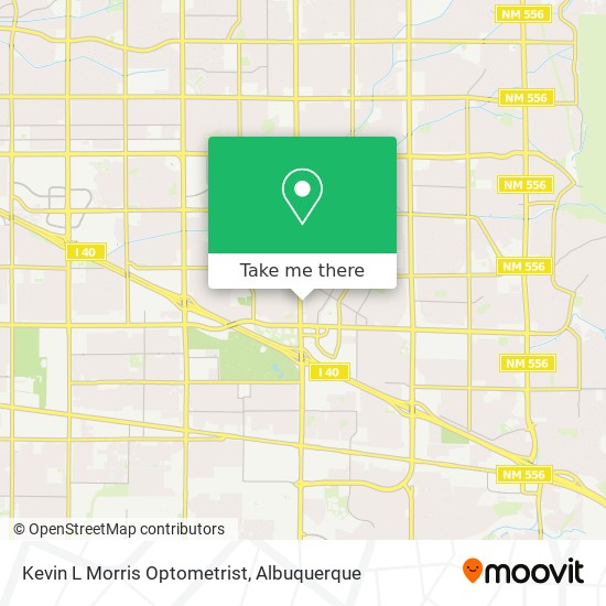 Kevin L Morris Optometrist map