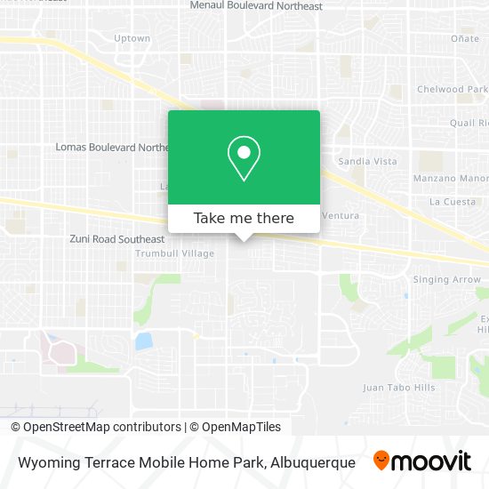 Wyoming Terrace Mobile Home Park map