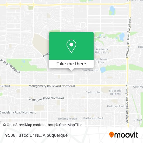 Mapa de 9508 Tasco Dr NE