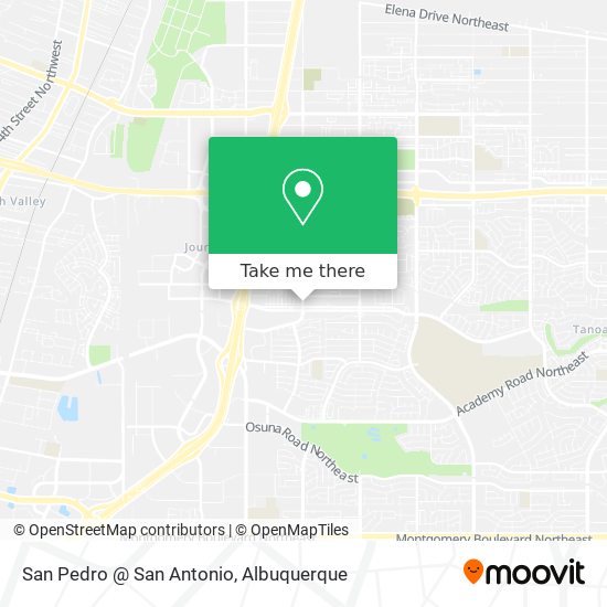 San Pedro @ San Antonio map
