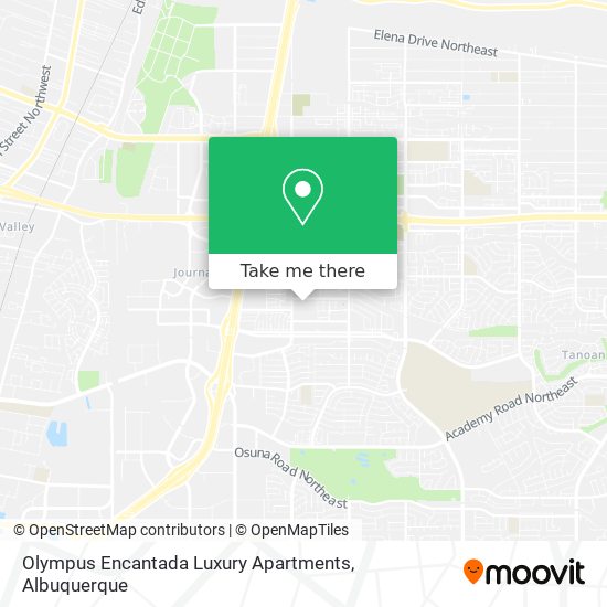 Olympus Encantada Luxury Apartments map