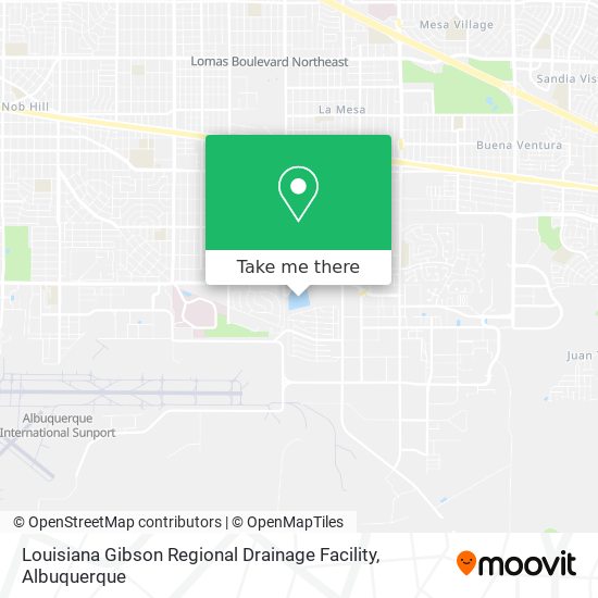 Louisiana Gibson Regional Drainage Facility map