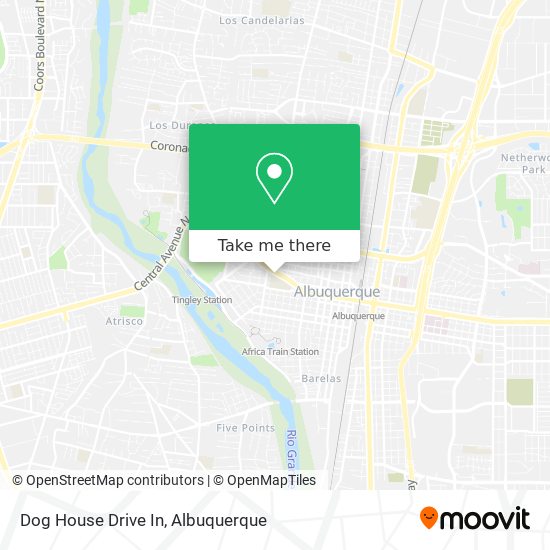 Dog House Drive In map
