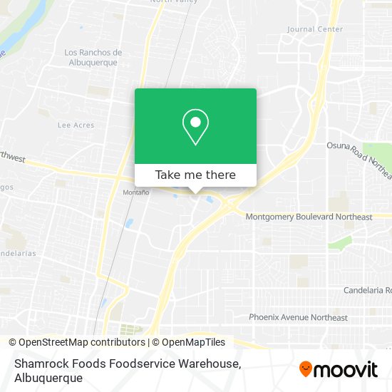 Shamrock Foods Foodservice Warehouse map