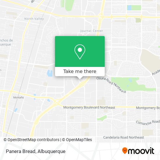 Mapa de Panera Bread