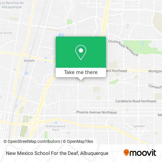 New Mexico School For the Deaf map