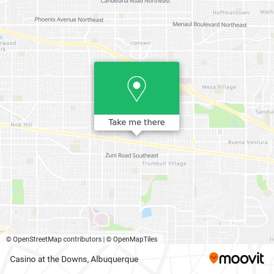 Casino at the Downs map