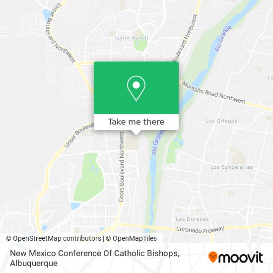 Mapa de New Mexico Conference Of Catholic Bishops