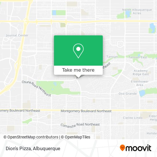 Mapa de Dion's Pizza