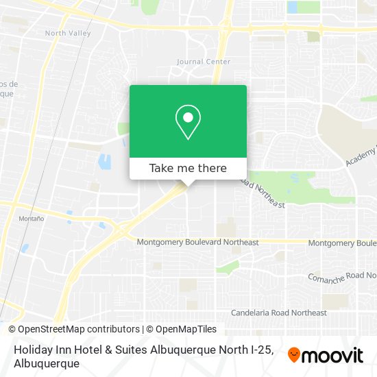 Holiday Inn Hotel & Suites Albuquerque North I-25 map